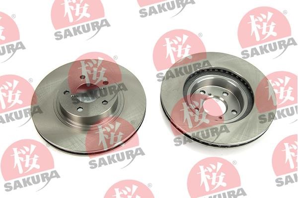 Sakura 604-70-7600 Тормозной диск передний вентилируемый 604707600: Отличная цена - Купить в Польше на 2407.PL!