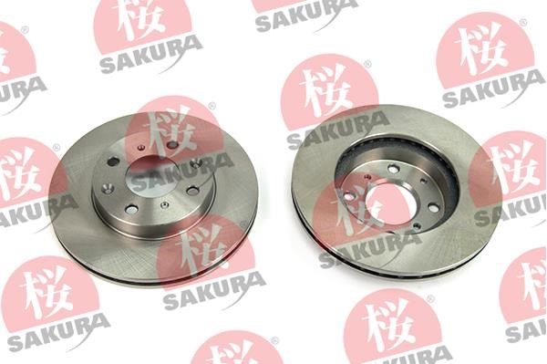 Sakura 604-40-6650 Тормозной диск передний вентилируемый 604406650: Отличная цена - Купить в Польше на 2407.PL!