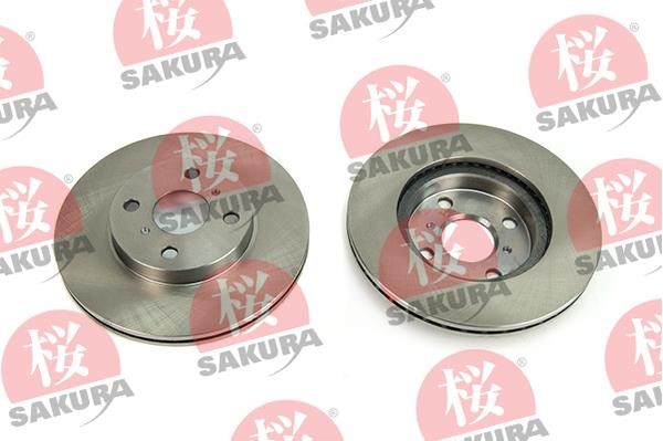 Sakura 604-20-3865 Front brake disc ventilated 604203865: Buy near me in Poland at 2407.PL - Good price!