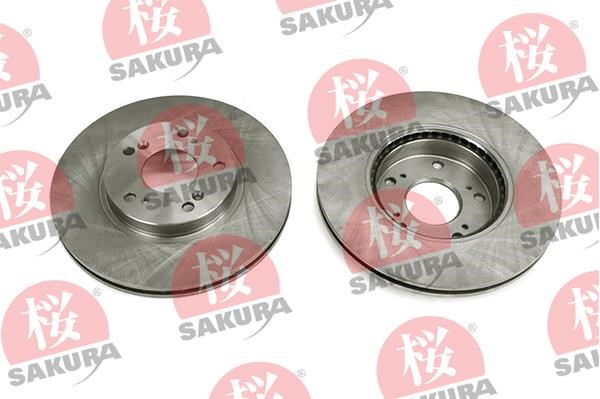 Sakura 604-40-6696 Front brake disc ventilated 604406696: Buy near me in Poland at 2407.PL - Good price!