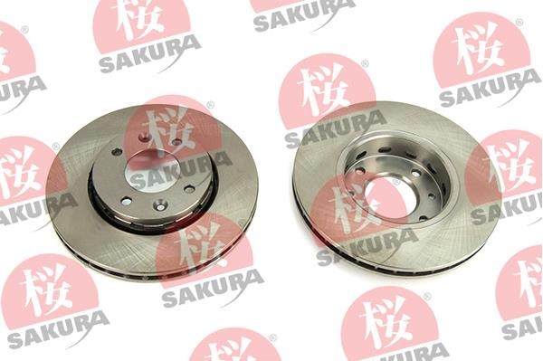 Sakura 604-03-8802 Тормозной диск передний вентилируемый 604038802: Отличная цена - Купить в Польше на 2407.PL!