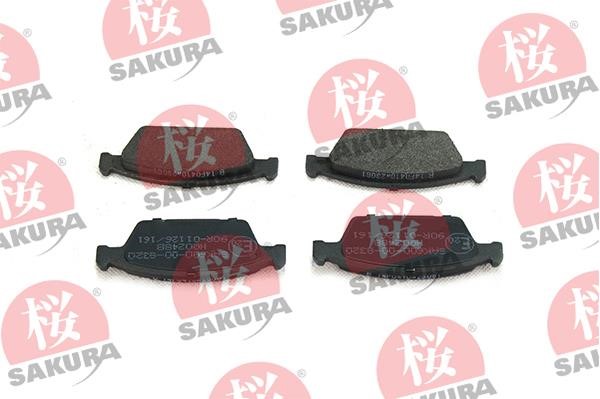 Sakura 600-00-8320 Тормозные колодки дисковые, комплект 600008320: Отличная цена - Купить в Польше на 2407.PL!