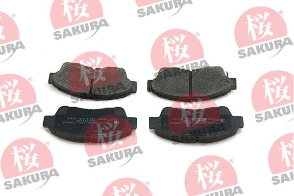 Sakura 600-20-3840 Тормозные колодки дисковые, комплект 600203840: Отличная цена - Купить в Польше на 2407.PL!