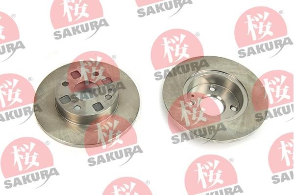 Sakura 604-30-3571 Тормозной диск передний невентилируемый 604303571: Отличная цена - Купить в Польше на 2407.PL!