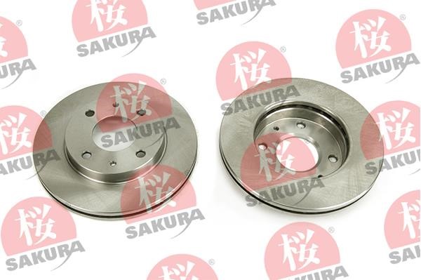 Sakura 604-05-4610 Тормозной диск передний вентилируемый 604054610: Отличная цена - Купить в Польше на 2407.PL!