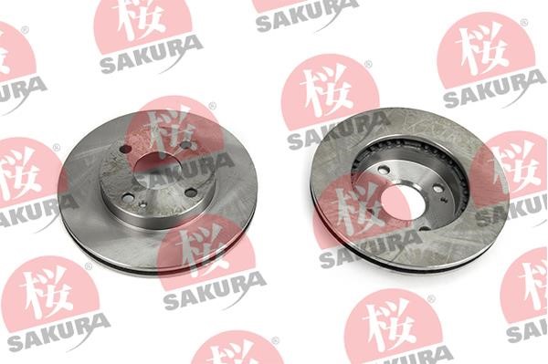 Sakura 604-30-3630 Front brake disc ventilated 604303630: Buy near me in Poland at 2407.PL - Good price!