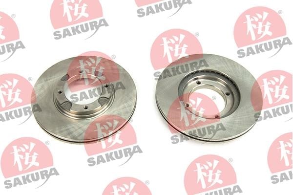 Sakura 604-05-4600 Front brake disc ventilated 604054600: Buy near me in Poland at 2407.PL - Good price!
