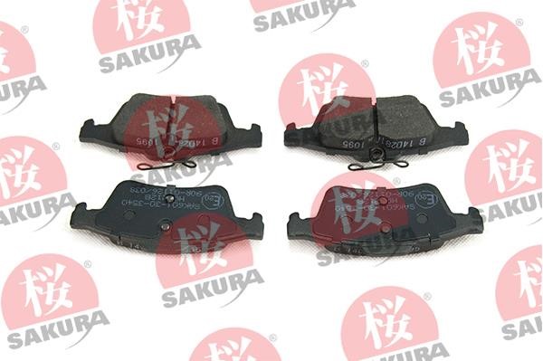 Sakura 601-30-3540 Brake Pad Set, disc brake 601303540: Buy near me at 2407.PL in Poland at an Affordable price!