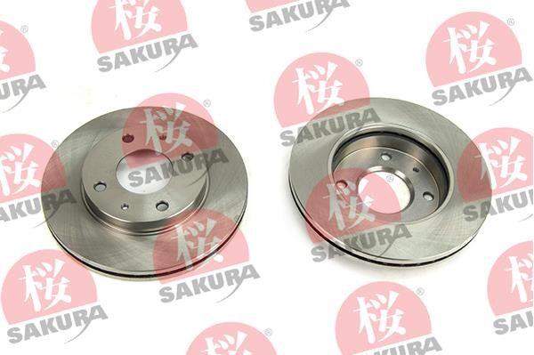 Sakura 604-05-4730 Front brake disc ventilated 604054730: Buy near me at 2407.PL in Poland at an Affordable price!
