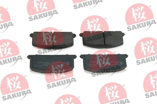 Sakura 600-20-3710 Тормозные колодки дисковые, комплект 600203710: Отличная цена - Купить в Польше на 2407.PL!