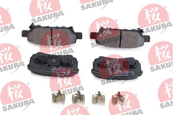 Sakura 601-50-4350 Тормозные колодки дисковые, комплект 601504350: Отличная цена - Купить в Польше на 2407.PL!