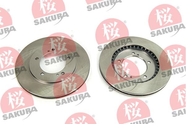 Sakura 604-80-7005 Front brake disc ventilated 604807005: Buy near me in Poland at 2407.PL - Good price!