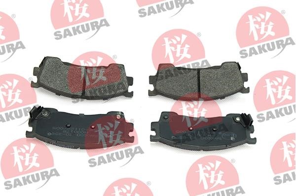 Sakura 600-30-3580 Brake Pad Set, disc brake 600303580: Buy near me in Poland at 2407.PL - Good price!