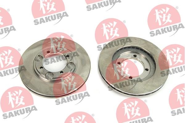 Sakura 604-05-4630 Front brake disc ventilated 604054630: Buy near me in Poland at 2407.PL - Good price!