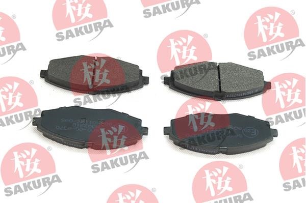 Sakura 600-00-8370 Brake Pad Set, disc brake 600008370: Buy near me in Poland at 2407.PL - Good price!