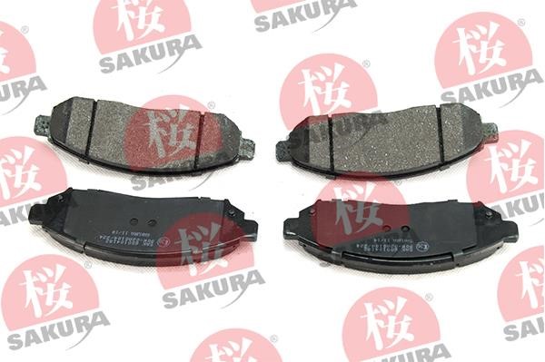 Sakura 600-10-4182 Тормозные колодки дисковые, комплект 600104182: Отличная цена - Купить в Польше на 2407.PL!