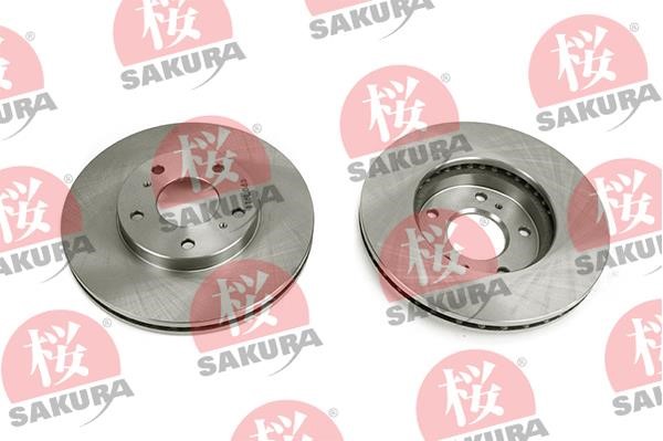 Sakura 604-10-4146 Front brake disc ventilated 604104146: Buy near me in Poland at 2407.PL - Good price!