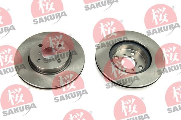 Sakura 604-20-3867 Front brake disc ventilated 604203867: Buy near me in Poland at 2407.PL - Good price!