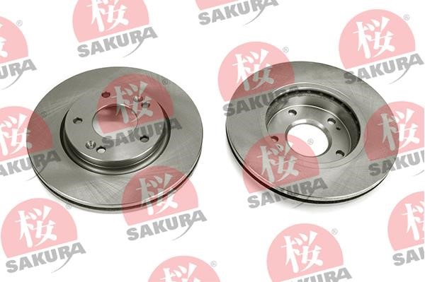 Sakura 604-05-4643 Front brake disc ventilated 604054643: Buy near me in Poland at 2407.PL - Good price!