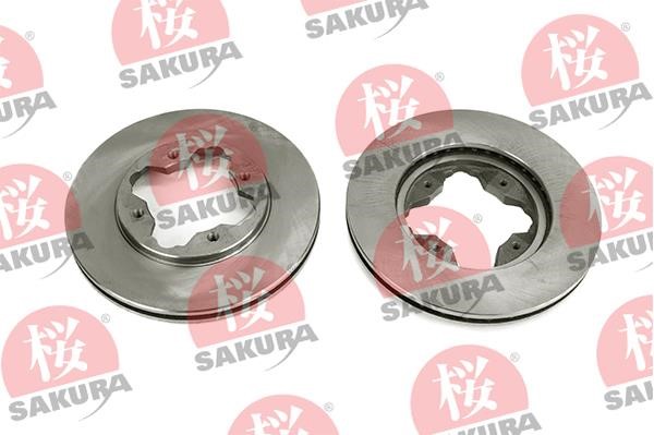 Sakura 604-40-6620 Front brake disc ventilated 604406620: Buy near me in Poland at 2407.PL - Good price!