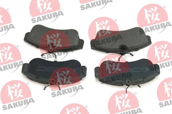 Sakura 600-10-4100 Тормозные колодки дисковые, комплект 600104100: Отличная цена - Купить в Польше на 2407.PL!