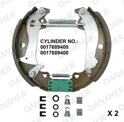 Danaher 210.01.10461A Brake shoe set 2100110461A: Buy near me in Poland at 2407.PL - Good price!