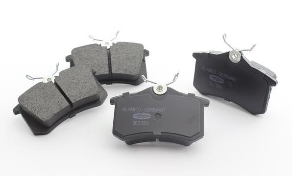 Alanko 10300384 Rear disc brake pads, set 10300384: Buy near me at 2407.PL in Poland at an Affordable price!