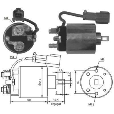 We Parts 471480150 Solenoid switch, starter 471480150: Buy near me in Poland at 2407.PL - Good price!