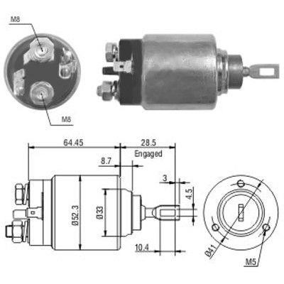 We Parts 471480071 Solenoid switch, starter 471480071: Buy near me in Poland at 2407.PL - Good price!