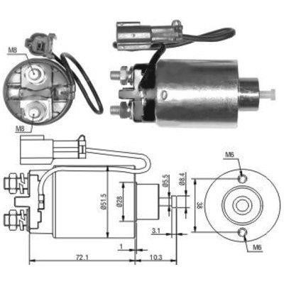 We Parts 471480125 Solenoid switch, starter 471480125: Buy near me in Poland at 2407.PL - Good price!
