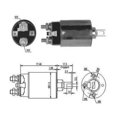 We Parts 471480057 Solenoid switch, starter 471480057: Buy near me in Poland at 2407.PL - Good price!