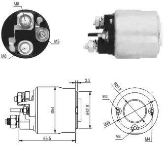 We Parts 471480017 Solenoid switch, starter 471480017: Buy near me in Poland at 2407.PL - Good price!