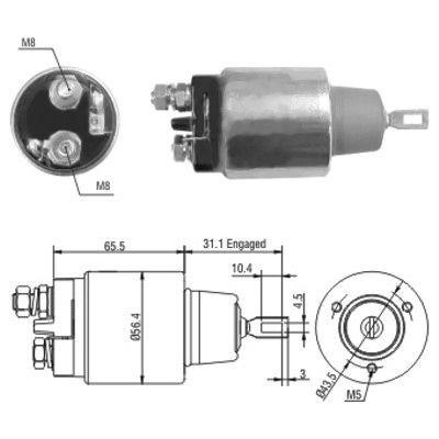 We Parts 471480109 Solenoid switch, starter 471480109: Buy near me in Poland at 2407.PL - Good price!