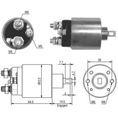We Parts 471480166 Solenoid switch, starter 471480166: Buy near me in Poland at 2407.PL - Good price!