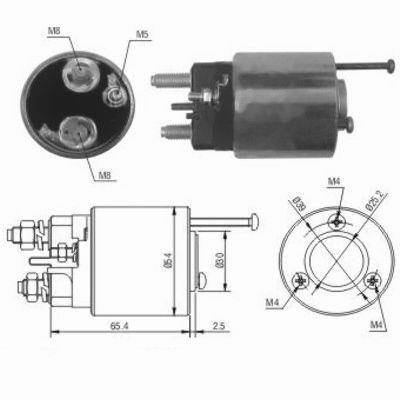 We Parts 471480012 Solenoid switch, starter 471480012: Buy near me in Poland at 2407.PL - Good price!