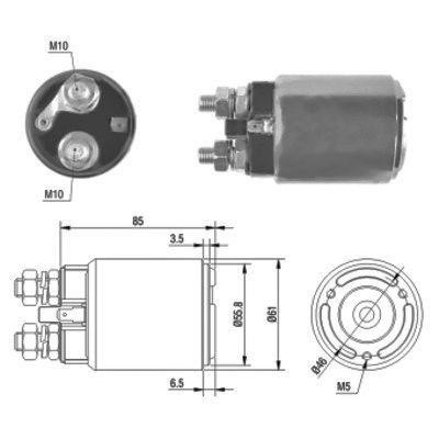 We Parts 471480120 Solenoid switch, starter 471480120: Buy near me in Poland at 2407.PL - Good price!