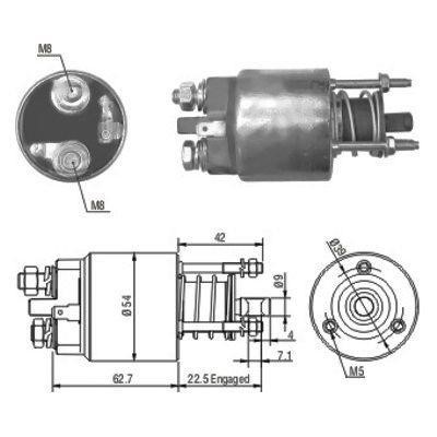 We Parts 471480081 Solenoid switch, starter 471480081: Buy near me at 2407.PL in Poland at an Affordable price!