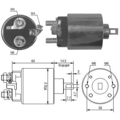 We Parts 471480056 Solenoid switch, starter 471480056: Buy near me in Poland at 2407.PL - Good price!