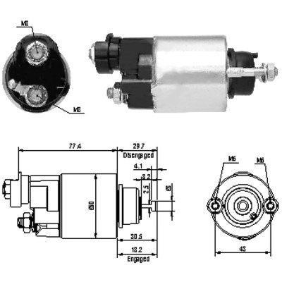 We Parts 471480173 Solenoid switch, starter 471480173: Buy near me in Poland at 2407.PL - Good price!