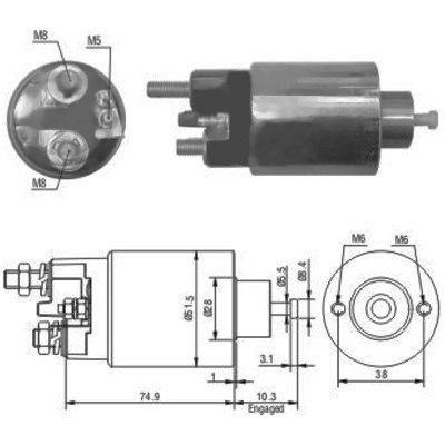 We Parts 471480029 Solenoid switch, starter 471480029: Buy near me in Poland at 2407.PL - Good price!