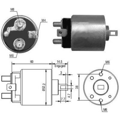 We Parts 471480092 Solenoid switch, starter 471480092: Buy near me in Poland at 2407.PL - Good price!