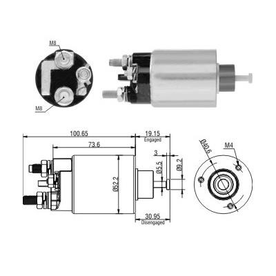 We Parts 471480241 Solenoid switch, starter 471480241: Buy near me in Poland at 2407.PL - Good price!