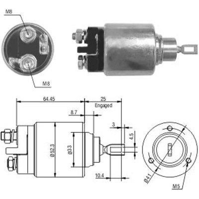 We Parts 471480006 Реле стартера втягивающее 471480006: Отличная цена - Купить в Польше на 2407.PL!