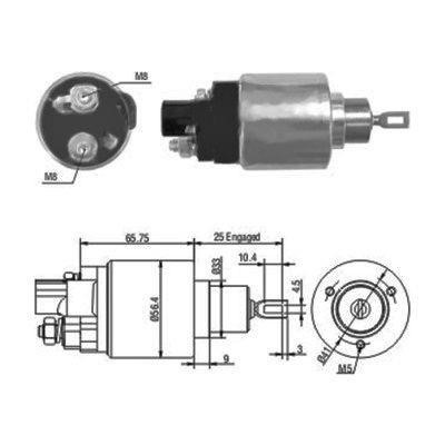 We Parts 471480070 Solenoid switch, starter 471480070: Buy near me in Poland at 2407.PL - Good price!