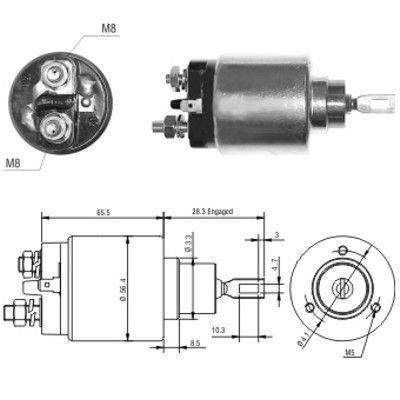 We Parts 471480032 Solenoid switch, starter 471480032: Buy near me in Poland at 2407.PL - Good price!