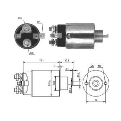 We Parts 471480093 Solenoid switch, starter 471480093: Buy near me in Poland at 2407.PL - Good price!
