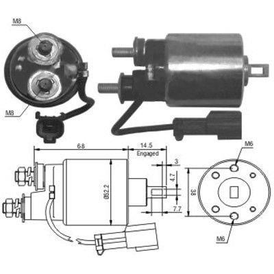 We Parts 471480175 Solenoid switch, starter 471480175: Buy near me in Poland at 2407.PL - Good price!