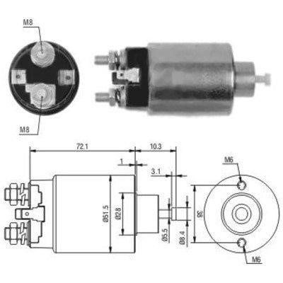 We Parts 471480094 Solenoid switch, starter 471480094: Buy near me in Poland at 2407.PL - Good price!