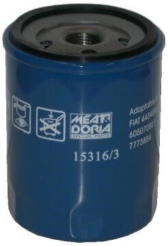 We Parts 15316/3 Oil Filter 153163: Buy near me in Poland at 2407.PL - Good price!
