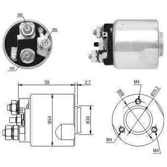 We Parts 471480170 Solenoid switch, starter 471480170: Buy near me in Poland at 2407.PL - Good price!